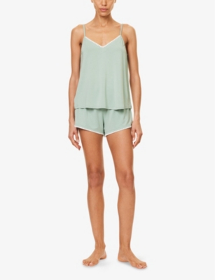 EBERJEY: Frida whip-stitch modal-jersey pyjama set