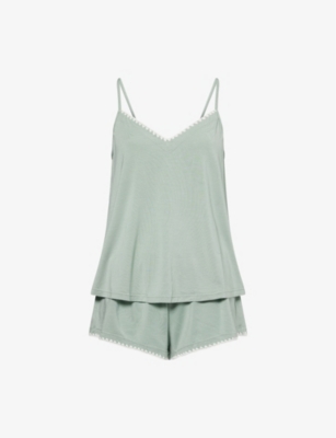 EBERJEY: Frida whip-stitch modal-jersey pyjama set