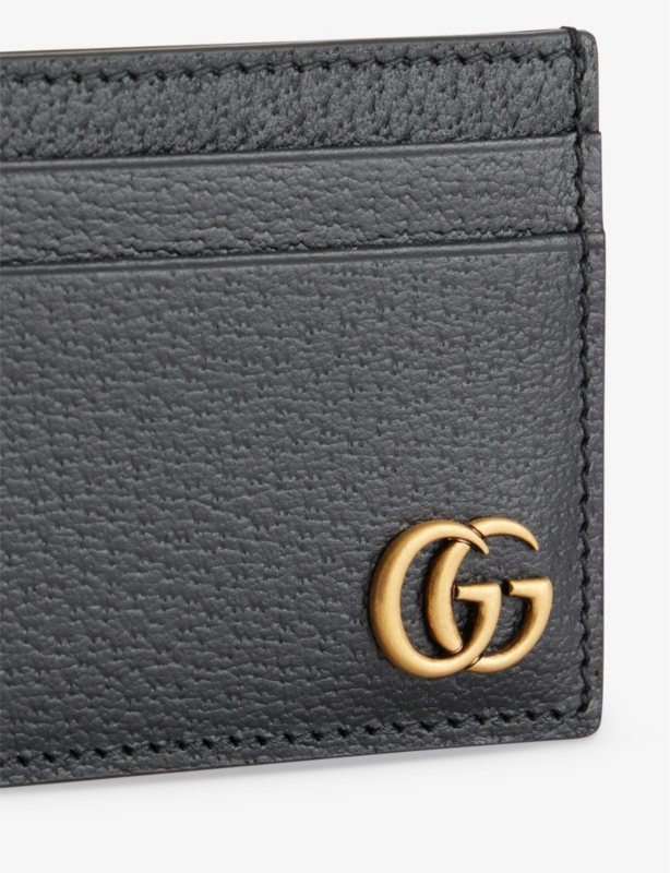 GG Marmont Leather Card Holder