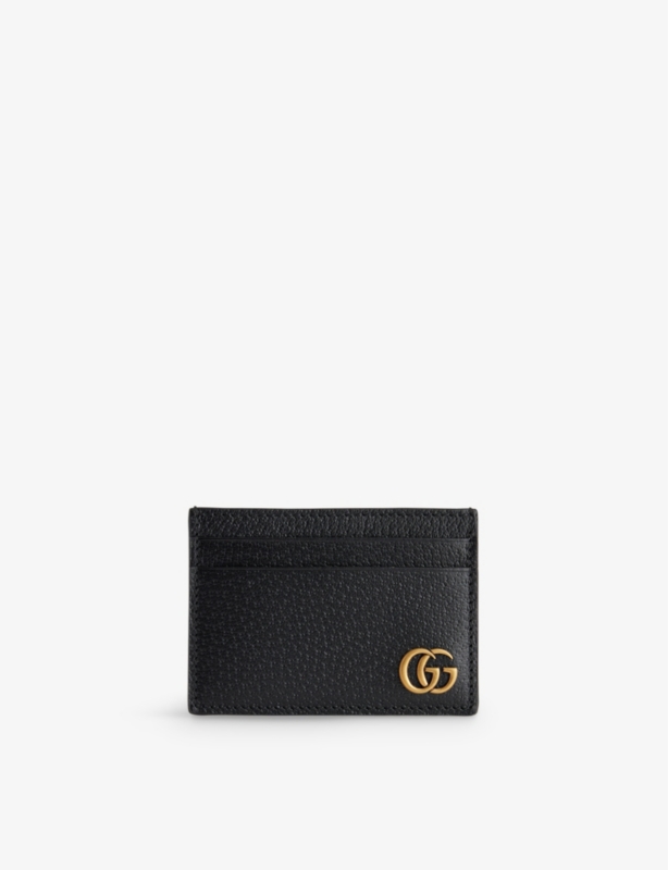 GG Marmont Leather Card Holder