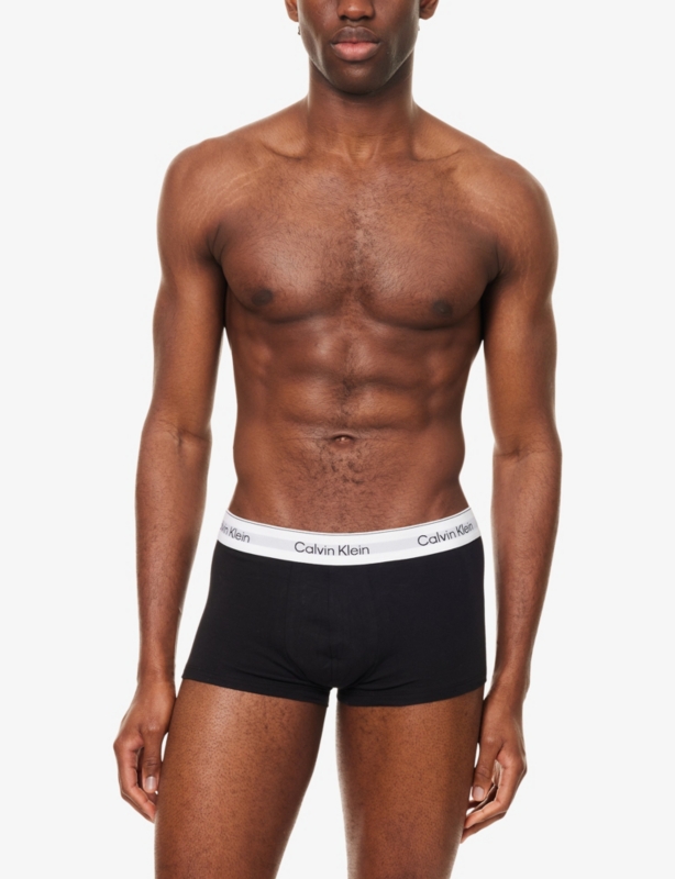 Icon Low-Rise Pack-Of-Three Stretch-Cotton Trunks