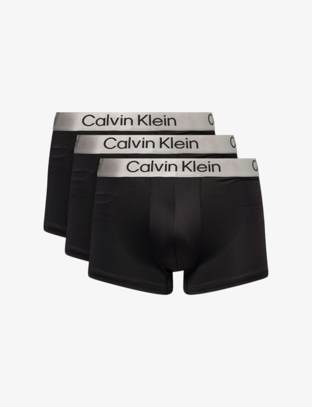 Brushed Pack-Of-Three Stretch-Woven Trunks