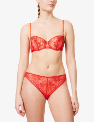 AUBADE: Rules of Attraction Embroidered Stretch-Woven Briefs