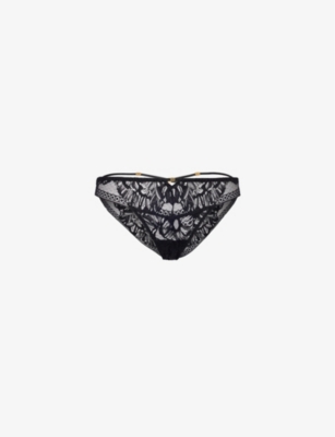 AUBADE: Love Soul Mini-Coeur Stretch-Lace Briefs