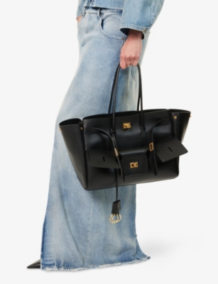 BALENCIAGA: Bel Air Carry All Large Leather Handbag