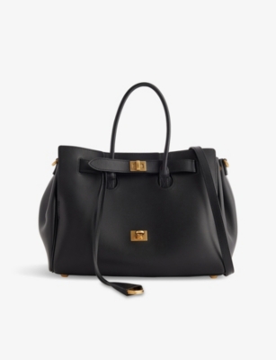 BALENCIAGA: Bel Air Carry All Large Leather Handbag