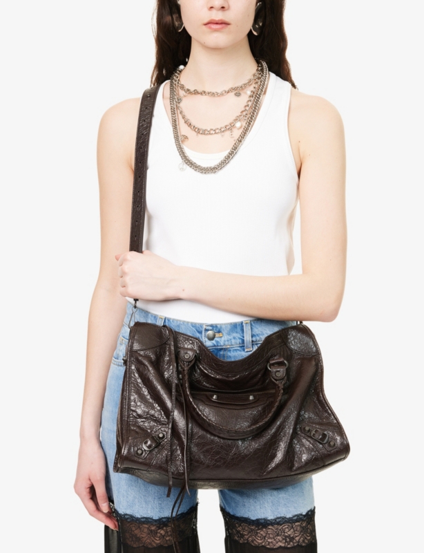 Le City Medium Leather Top-Handle Bag