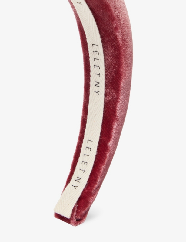 Heloise padded velvet headband