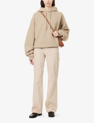 7 FOR ALL MANKIND: Tess straight-leg cotton-linen jeans