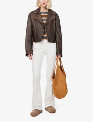 7 FOR ALL MANKIND: Bootcut Mid-Rise Stretch-Denim Jeans