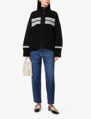FRAME: The Candle Tapered-Leg Mid-Rise Jeans