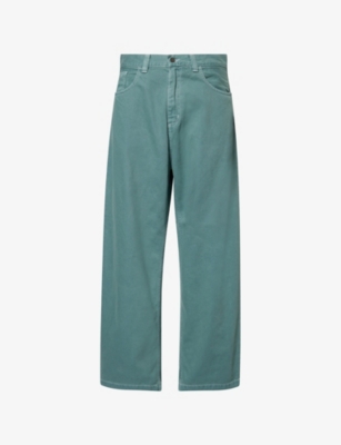 CARHARTT WIP: Brandon Wide-Leg Relaxed-Fit Denim Jeans