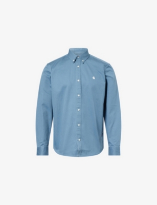 CARHARTT WIP: Madison Embroidered-Logo Cotton Shirt