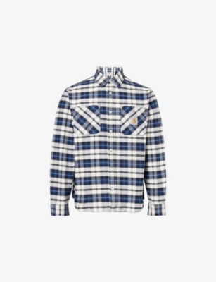 CARHARTT WIP: Tarbell Check Cotton Shirt