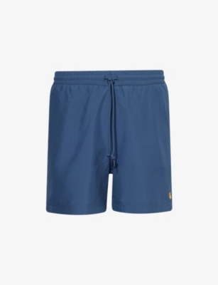 CARHARTT WIP: Chase Logo-Embroidery Swim Trunks