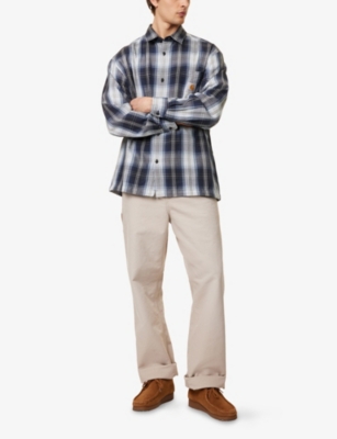 CARHARTT WIP: Single Knee Straight-Leg Relaxed-Fit Cotton Trousers