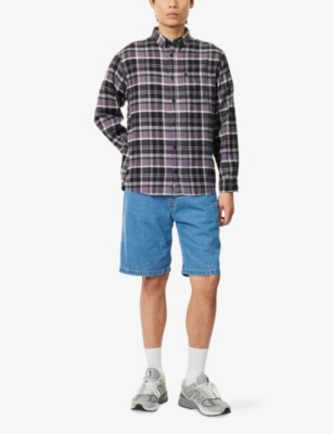 CARHARTT WIP: Landon Five-Pockets Denim Shorts