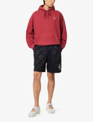 CARHARTT WIP: Hartt's Football Embroidered Woven Shorts