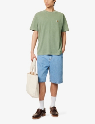 CARHARTT WIP: Nelson Crewneck Cotton-Jersey T-Shirt