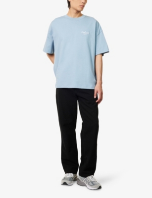 CARHARTT WIP: Signature Script Embroidered Cotton-Jersey T-Shirt