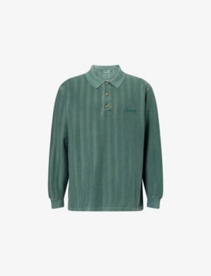 CARHARTT WIP: Morrison Embroidered-Branding Cotton Polo Shirt