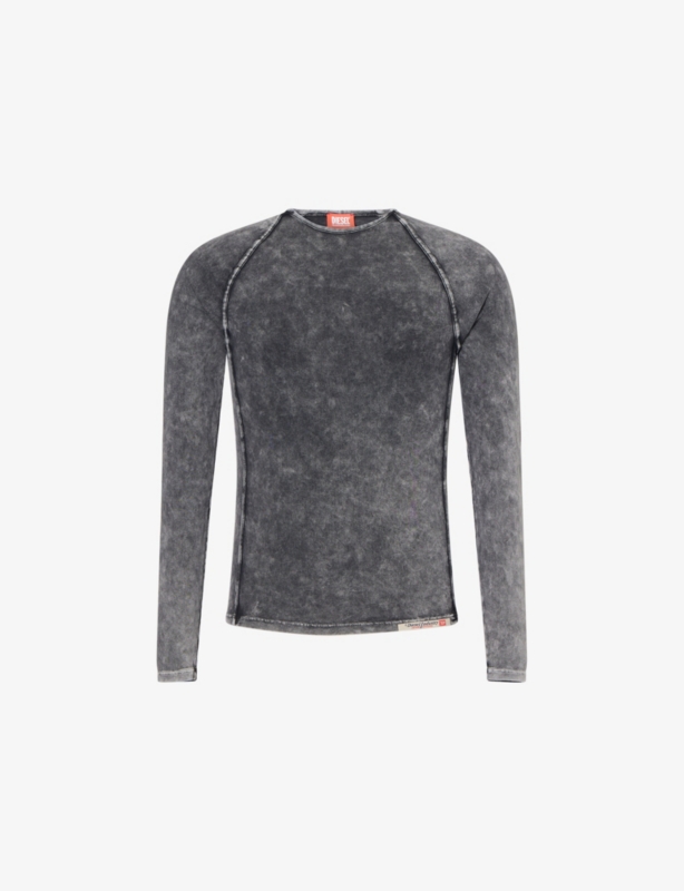 Efrem-dnm Crewneck Stretch-Cotton T-Shirt