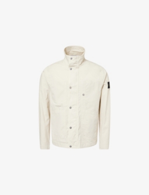 STONE ISLAND: Logo-Patch Regular-Fit Shell Jacket