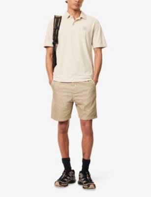 STONE ISLAND: Ghost Short-Sleeve Cotton-Jersey Polo Shirt