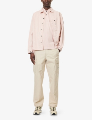 STONE ISLAND: Ghost Multi-Pockets Straight-Leg Cotton-Canvas Trousers