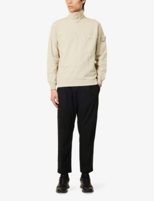 STONE ISLAND: Ghost Logo-Patch Cotton Polo Shirt