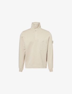 STONE ISLAND: Ghost Logo-Patch Cotton Polo Shirt