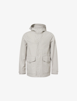 STONE ISLAND: Ghost Brand-Patch Cotton Parka Jacket