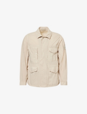 STONE ISLAND: Ghost Stand-Collar Woven Field Jacket