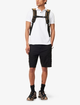 STONE ISLAND: Compass Badge Regular-Fit -Stretch-Cotton Cargo Shorts