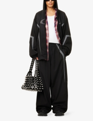 BALENCIAGA: Drawstring Wide-Leg Woven Jogging Bottoms