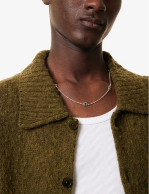 TWOJEYS: Mini Supers Sterling-Silver Brass-Plated Pendant Necklace