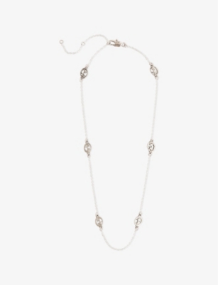 TWOJEYS: Mini Supers Sterling-Silver Brass-Plated Pendant Necklace