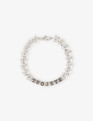 TWOJEYS: Stars Silver-Plated Brass Bracelet