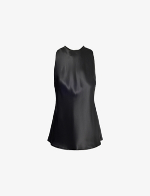 SIMONE ROCHA: Bow-Embellished Backless Satin Top