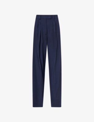 MARELLA: Portray Straight-Leg Linen-Blend Trousers
