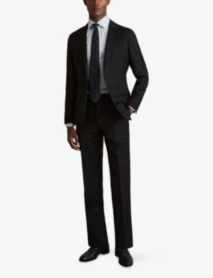 REISS: Remote Bengal Regular-Fit Striped Cotton Shirt