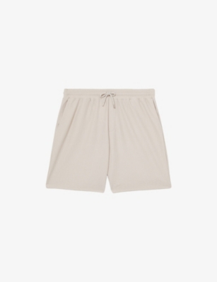 Reiss Mens  Amarilo Regular-fit Drawstring Stretch-jersey Shorts