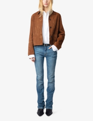 Zadig & Voltaire Lessa Jacket In Cognac