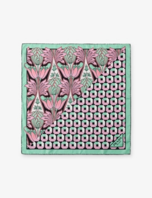 PRADA: Printed Silk-Twill Scarf