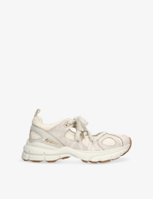 AXEL ARIGATO: Marathon Ballet Lace-Up Leather Trainers