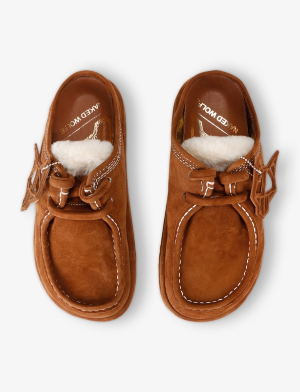 Blizzard Shearling-Lined Slip-On Suede Shoes