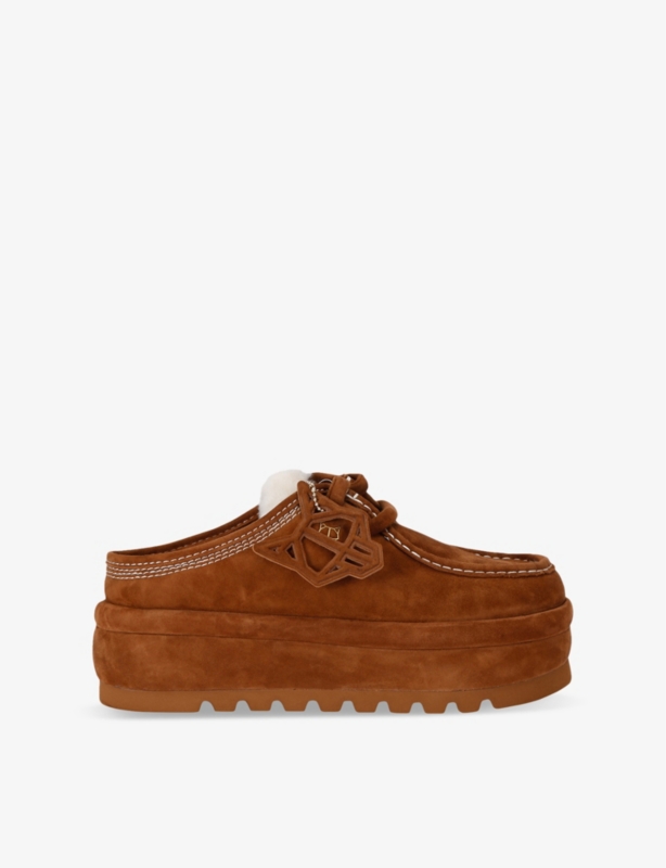 Blizzard Shearling-Lined Slip-On Suede Shoes