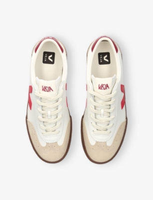 Veja Volley Sneakers In White/red
