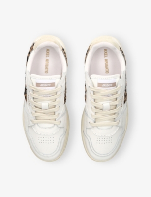 Axel Arigato Womens  Dice Leather-blend Low-top Trainers In White/oth