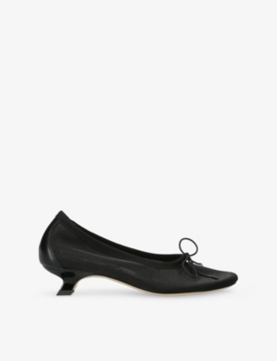SIMONE ROCHA: Bow-Embellished Mesh Courts
